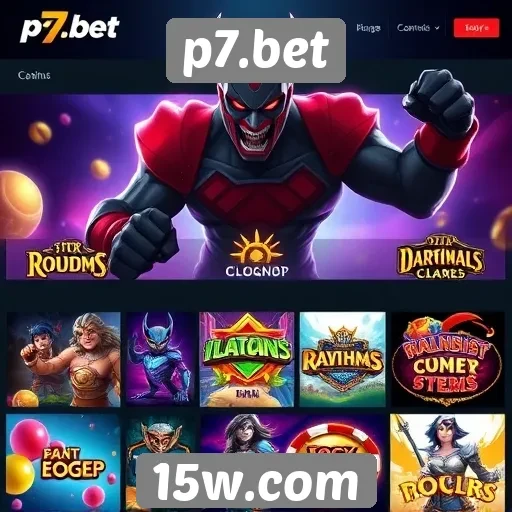 Principais jogos disponíveis na plataforma p7.bet